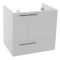 23 Inch Wall Mount Glossy White Bathroom Vanity Cabinet